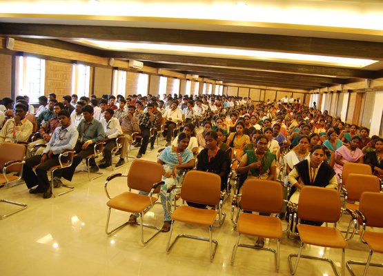 Students using the lab facility